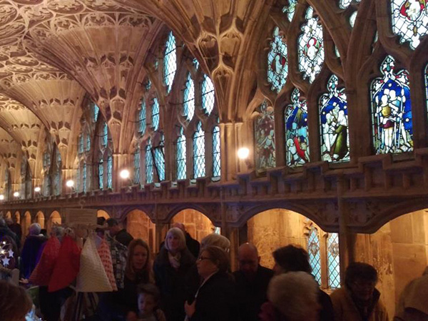 Carols on the Hour and Christmas Market at Gloucester Cathedral