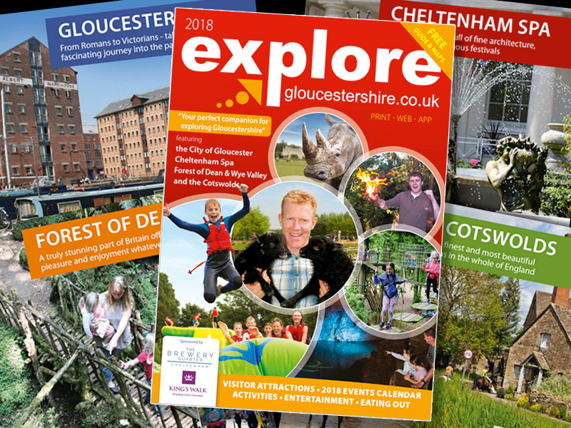 2018 Explore Gloucestershire printed guide now out