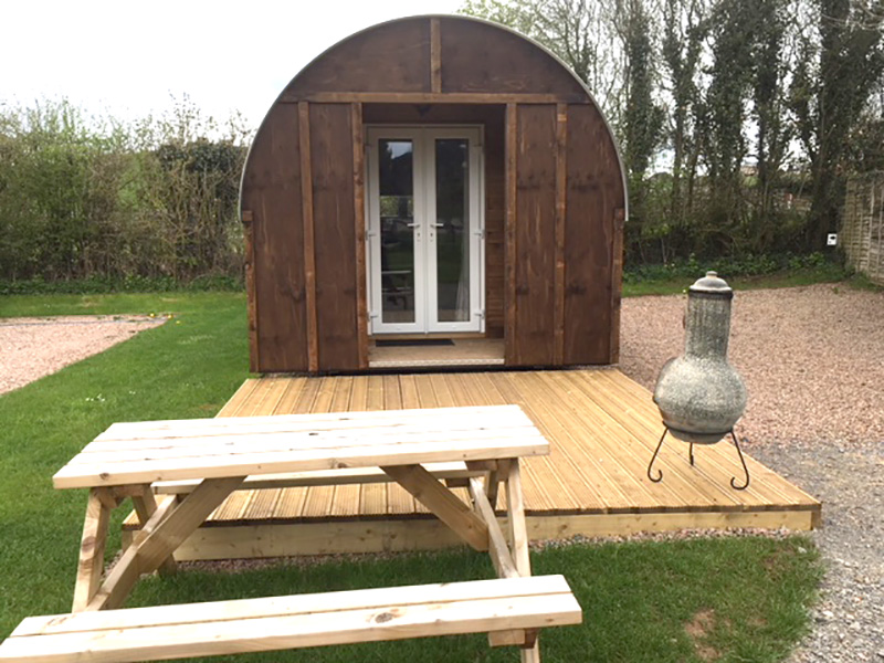 NEW Luxury Glamping Ark + Great Offer at Greenway Famr Caravan & Camping Site