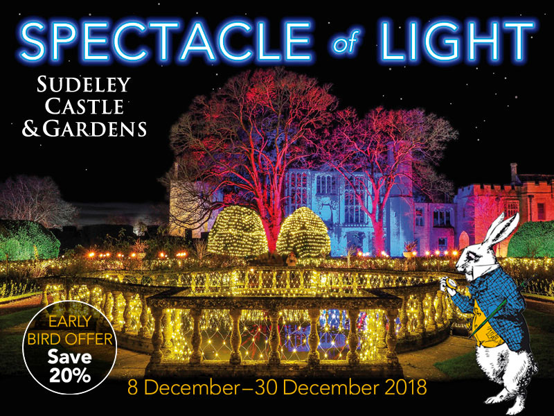 Spectacle of Light is to return to Sudeley Castle & Gardens