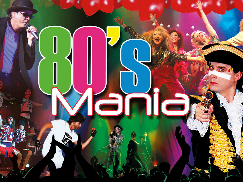 80s Mania coming to the Roses Theatre in  Tewkesbury!