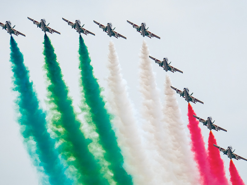 Latest from RIAT: Italian Air Force Frecce Tricolori Display Team
