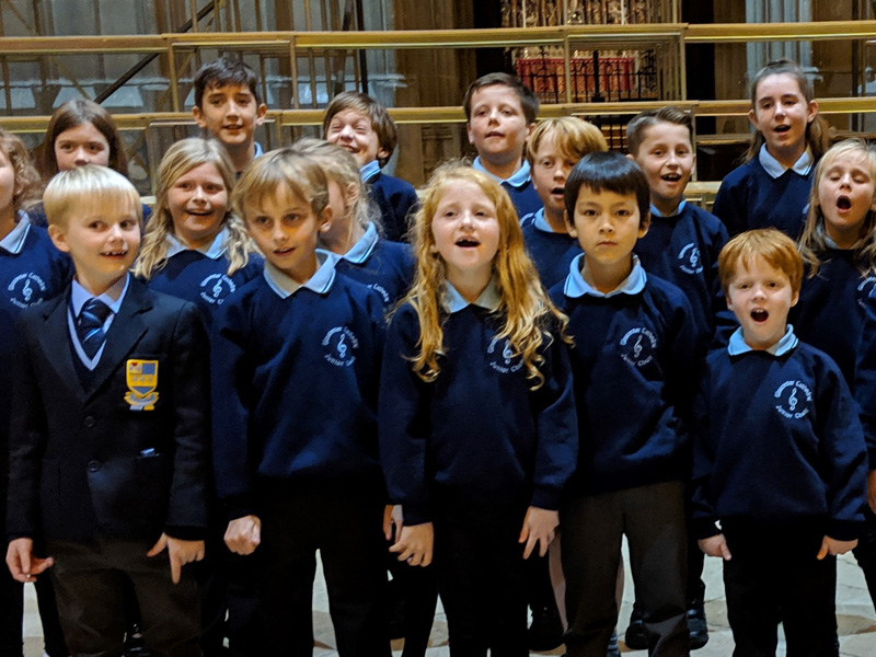 Gloucester Cathedral’s Junior Choir get ready to lead Choral Evensong