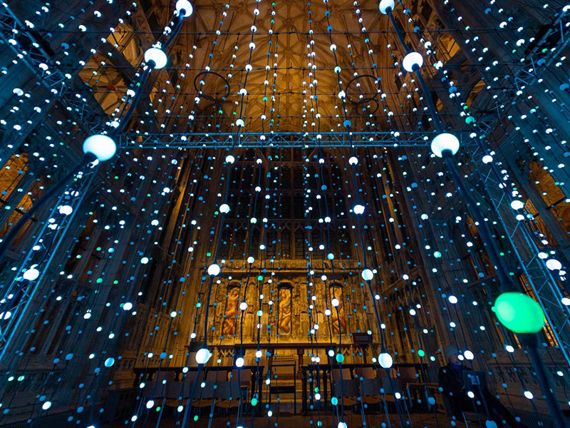 Spectacular Light Installation to Shine Bright at Gloucester Cathedral