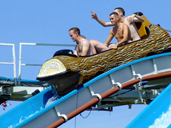 Gloucester Park Log Flume ride