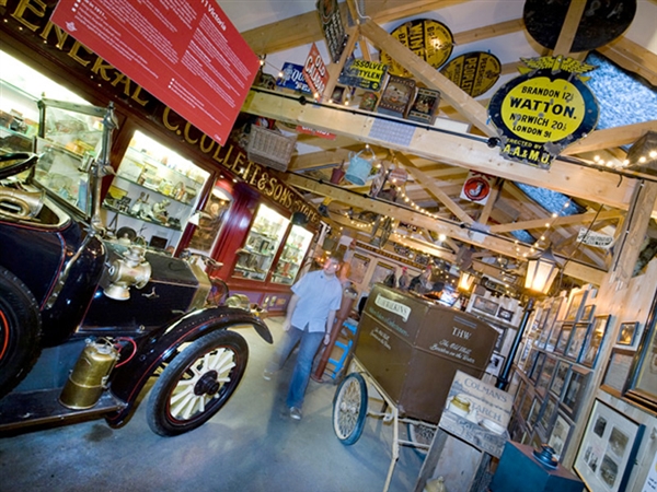 Interior of Cotswold Motor Museum Bourton-on-the-Water