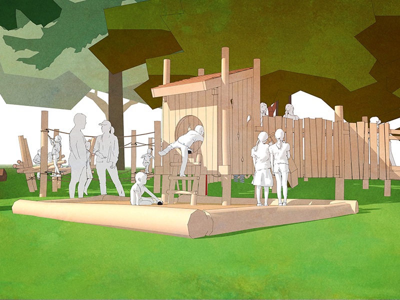 Play Area at Westonbirt Arboretum