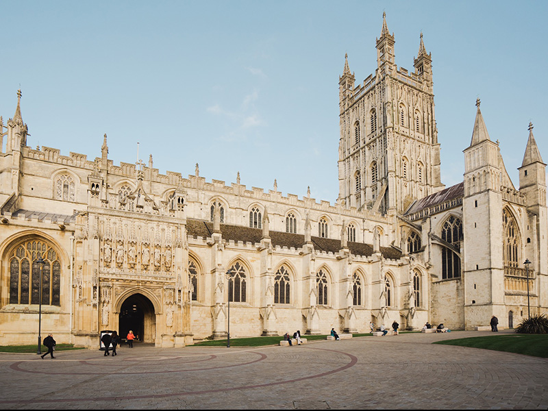 Spring at Gloucester Cathedral