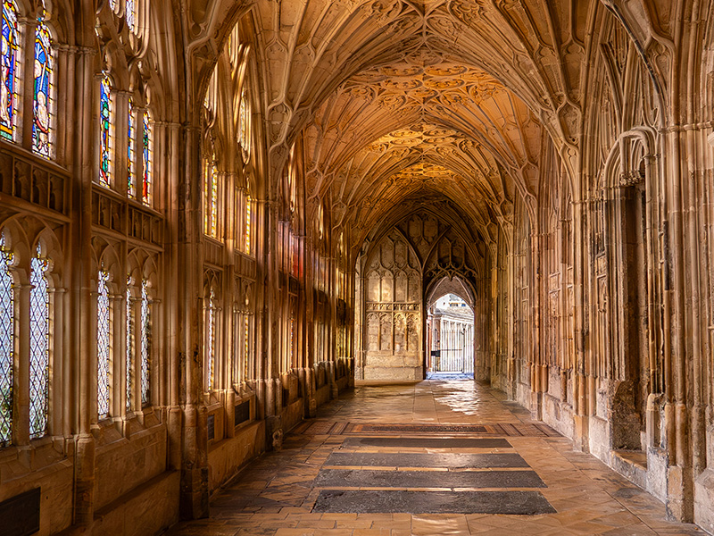 Cloisters Gloucester Cathedral