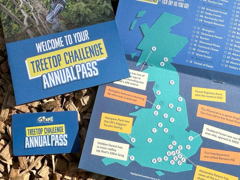 Go Ape Season Pass Forest of Dean