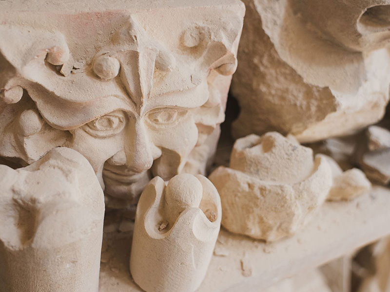 Stone Carving Gloucester Cathedral