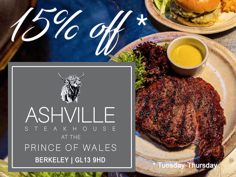 Ashvile Steakhouse 15% Offer
