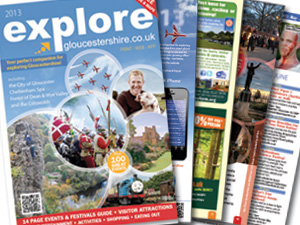 2013 Explore Gloucestershire printed guide NOW OUT