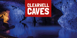 Things to do in the Forest of Dean days out at Clearwell Caves in Gloucestershire what's on