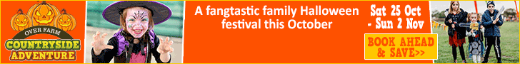 Gloucestershire October Half Term Halloween Events | Spookyard at Over Farm