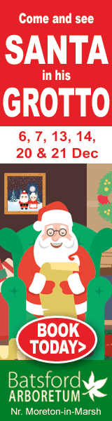 Christmas Events in the Cotswolds | Santas Grotto Batsford Arboretum