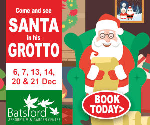Christmas Events in the Cotswolds | Santas Grotto Batsford Arboretum