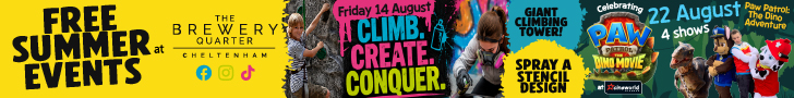 Free summer events in Cheltenham at The Brewery Quarter