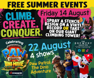 Free summer events in Cheltenham at The Brewery Quarter