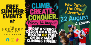 Free summer events in Cheltenham at The Brewery Quarter